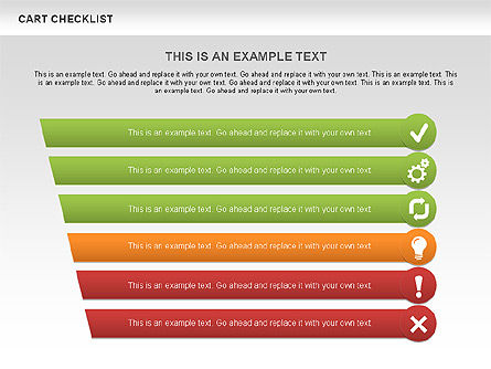 Winkelwagen checklist toolbox, Dia 8, 00538, Stage diagrams — PoweredTemplate.com