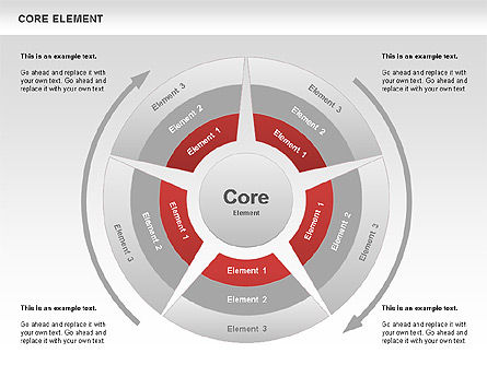 Diagrama del proceso del ciclo, Plantilla de PowerPoint, 00539, Diagramas de proceso — PoweredTemplate.com