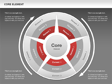 Diagrama del proceso del ciclo, Diapositiva 13, 00539, Diagramas de proceso — PoweredTemplate.com