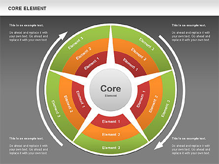 Schéma de processus du cycle, Diapositive 15, 00539, Schémas de procédés — PoweredTemplate.com