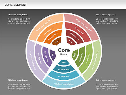 Schéma de processus du cycle, Diapositive 17, 00539, Schémas de procédés — PoweredTemplate.com