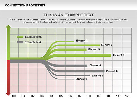 Diagrama del árbol de procesos divididos, Diapositiva 10, 00542, Diagramas de árbol — PoweredTemplate.com