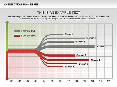 Diagrama del árbol de procesos divididos, Diapositiva 11, 00542, Diagramas de árbol — PoweredTemplate.com
