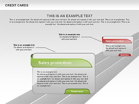 Caja de herramientas de tarjetas de crédito, Diapositiva 3, 00543, Gráficos circulares — PoweredTemplate.com