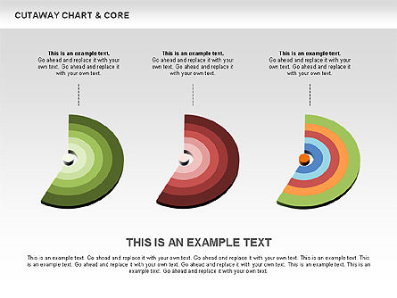 Cutaway Charts with Core Toolbox, Slide 12, 00545, Pie Charts — PoweredTemplate.com