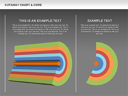 Cutaway Charts with Core Toolbox, Slide 14, 00545, Pie Charts — PoweredTemplate.com