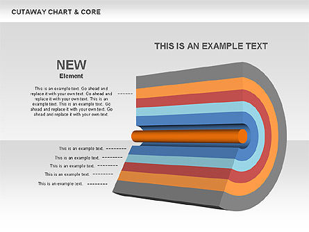 Cutaway Charts with Core Toolbox, Slide 9, 00545, Pie Charts — PoweredTemplate.com
