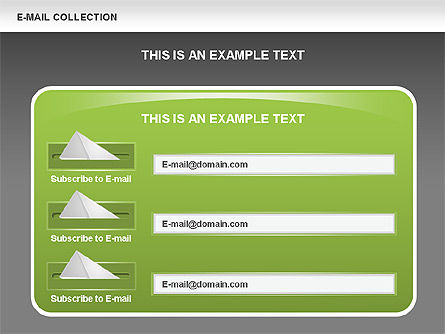 E-Mail Shapes Collection, Slide 11, 00547, Shapes — PoweredTemplate.com