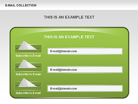 E-Mail Shapes Collection, Slide 7, 00547, Shapes — PoweredTemplate.com