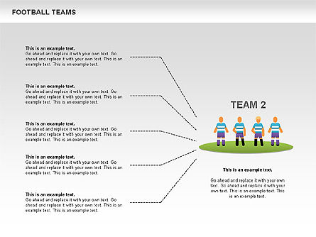 축구 팀 아이콘, 슬라이드 5, 00550, 아이콘 — PoweredTemplate.com
