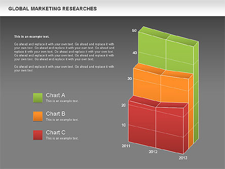 Gráficos en 3D (sin datos), Diapositiva 14, 00551, Modelos de negocios — PoweredTemplate.com