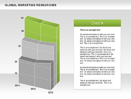 3D Charts (non data-driven), Slide 7, 00551, Business Models — PoweredTemplate.com