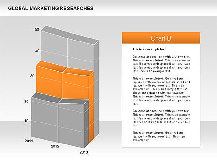 Gráficos en 3D (sin datos), Diapositiva 8, 00551, Modelos de negocios — PoweredTemplate.com