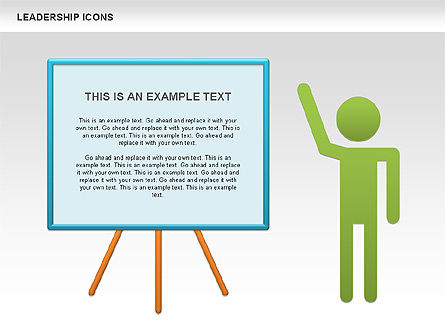 Iconos de Liderazgo, Diapositiva 6, 00553, Modelos de negocios — PoweredTemplate.com