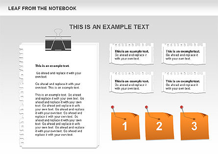 Notebook Sheets Diagram, Slide 11, 00562, Stage Diagrams — PoweredTemplate.com