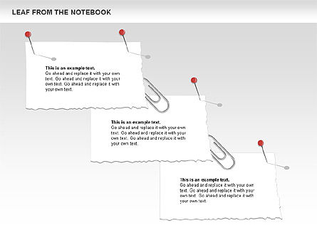Diagrama de hojas del cuaderno, Diapositiva 9, 00562, Diagramas de la etapa — PoweredTemplate.com
