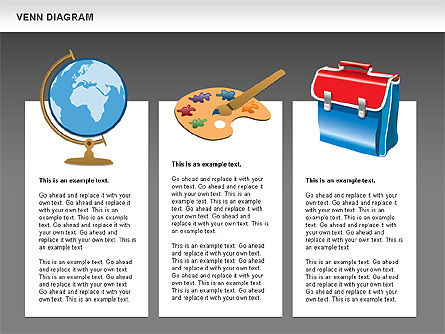 Ikon Dan Bentuk Sekolah, Slide 11, 00564, Bagan dan Diagram Pendidikan — PoweredTemplate.com