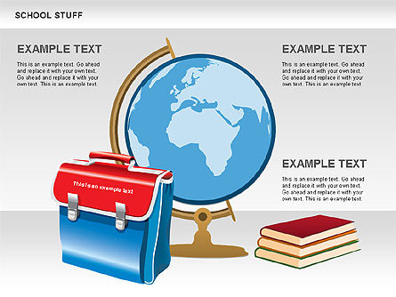 Ikon Dan Bentuk Sekolah, Slide 7, 00564, Bagan dan Diagram Pendidikan — PoweredTemplate.com