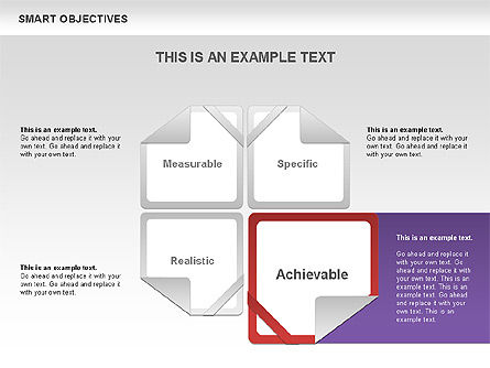 Objetivos inteligentes, Deslizar 4, 00567, Modelos de Negócio — PoweredTemplate.com