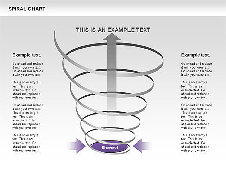 Spiral Funnel Chart, Slide 7, 00568, Process Diagrams — PoweredTemplate.com