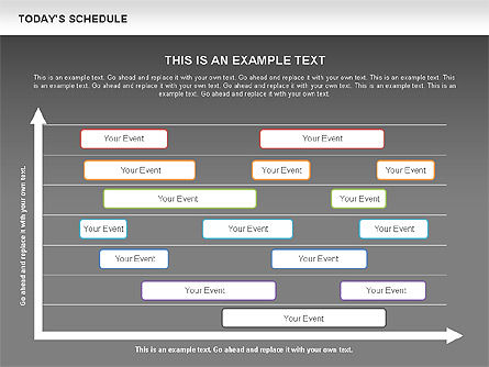 Schedule Diagram, Slide 15, 00575, Timelines & Calendars — PoweredTemplate.com