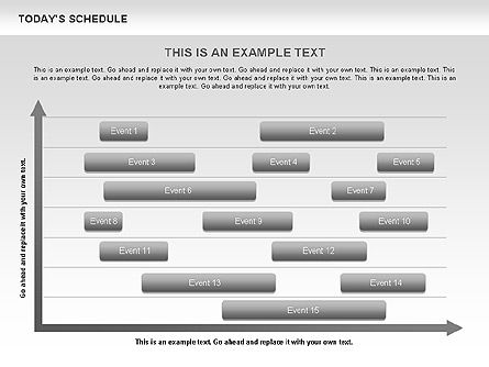 일정 다이어그램, 슬라이드 2, 00575, Timelines & Calendars — PoweredTemplate.com