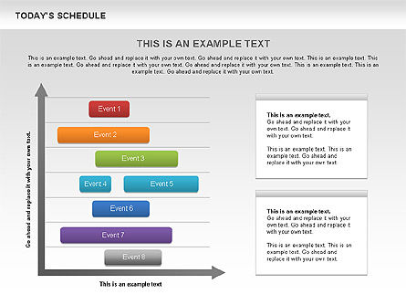 Schedule diagram, Dia 3, 00575, Timelines & Calendars — PoweredTemplate.com