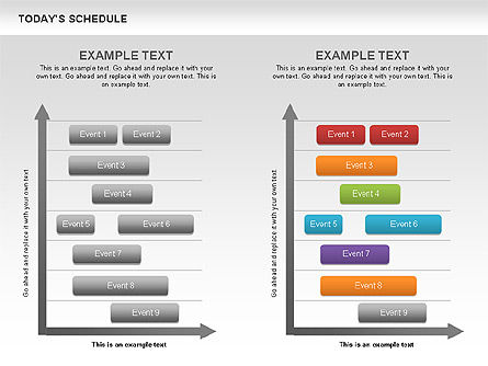 Schedule Diagram, Slide 4, 00575, Timelines & Calendars — PoweredTemplate.com