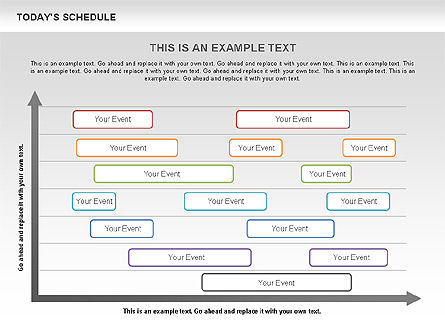 Schedule Diagram, Slide 5, 00575, Timelines & Calendars — PoweredTemplate.com