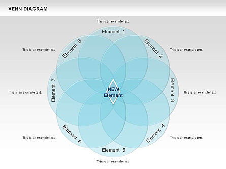 Transparent Venn Diagram, 00576, Business Models — PoweredTemplate.com