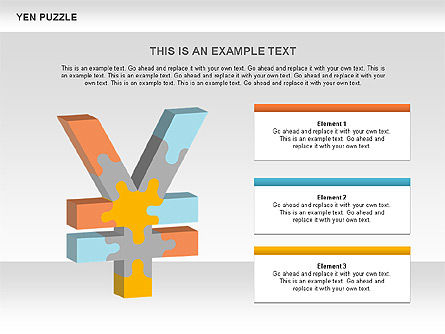 Yen Puzzle Diagram, Slide 2, 00579, Puzzle Diagrams — PoweredTemplate.com