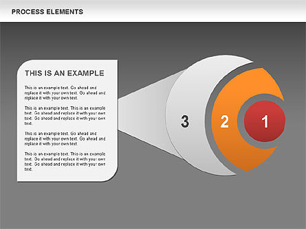 Diagramme des formes de processus, Diapositive 14, 00580, Schémas de procédés — PoweredTemplate.com