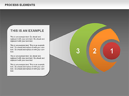 Process Shapes Diagram, Slide 15, 00580, Process Diagrams — PoweredTemplate.com