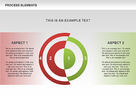 Diagramme des formes de processus, Diapositive 2, 00580, Schémas de procédés — PoweredTemplate.com