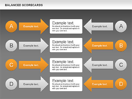 Diagrama de Balanced Scorecards, Diapositiva 13, 00587, Modelos de negocios — PoweredTemplate.com