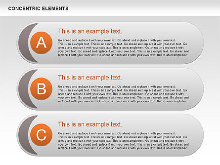 Formes de processus concentriques, Diapositive 6, 00588, Formes — PoweredTemplate.com