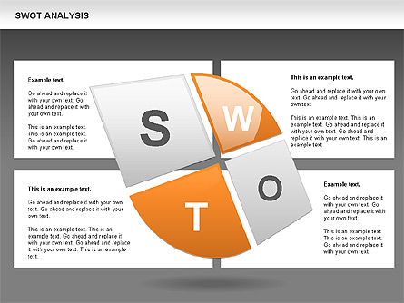 SWOT Analysis Petals Diagram, Slide 14, 00589, Business Models — PoweredTemplate.com