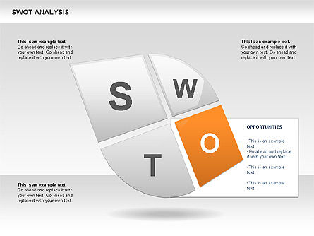 SWOT Analysis Petals Diagram, Slide 4, 00589, Business Models — PoweredTemplate.com