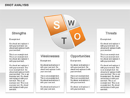 SWOT Analysis Petals Diagram, Slide 7, 00589, Business Models — PoweredTemplate.com