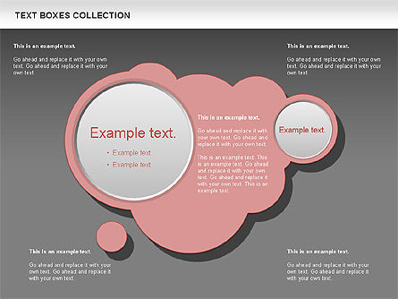 Coleção de caixas de texto .Spot, Deslizar 12, 00592, Caixas de texto — PoweredTemplate.com