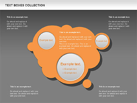Colección de cajas de texto de Spot, Diapositiva 14, 00592, Cuadros de texto — PoweredTemplate.com