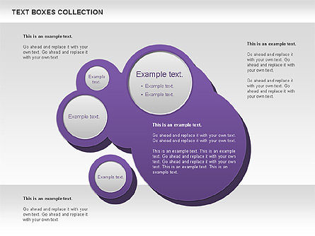 Spot Text Boxes Collection, Slide 6, 00592, Text Boxes — PoweredTemplate.com