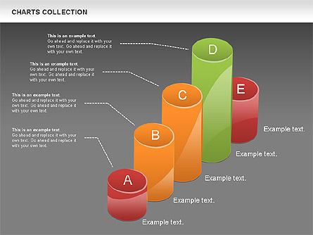 Collection of Charts, Slide 13, 00594, Stage Diagrams — PoweredTemplate.com