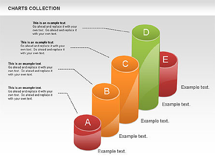 Colección de gráficos, Diapositiva 8, 00594, Diagramas de la etapa — PoweredTemplate.com