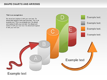 Flechas y gráficos de forma, Diapositiva 10, 00596, Formas — PoweredTemplate.com