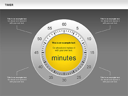 Timer Diagram, Slide 14, 00599, Stage Diagrams — PoweredTemplate.com