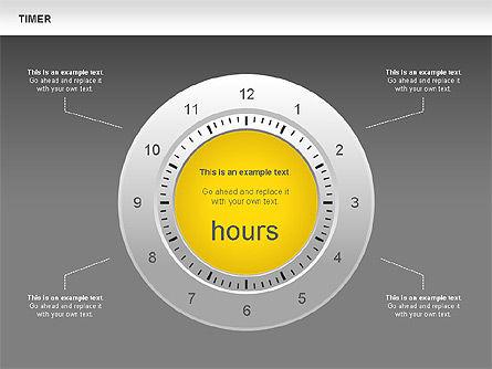 Timer Diagram, Slide 15, 00599, Stage Diagrams — PoweredTemplate.com