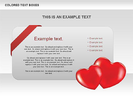 Collection de boîtes de texte colorées gratuites, Diapositive 2, 00600, Boîtes de texte — PoweredTemplate.com