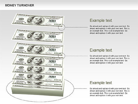 マネーターンオーバーチャート, スライド 7, 00602, 段階図 — PoweredTemplate.com