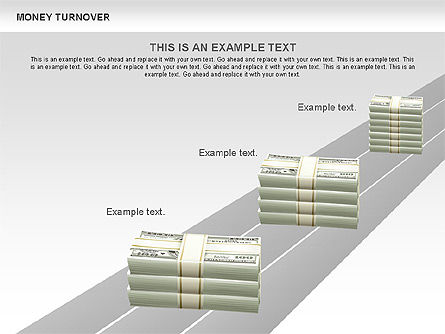 Money turnover charts, Deslizar 9, 00602, Diagramas de Etapas — PoweredTemplate.com